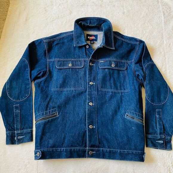 Vintage Other - Vintage Y2K Cool J Baggy Hip Hop Denim Skater Jean Jacket